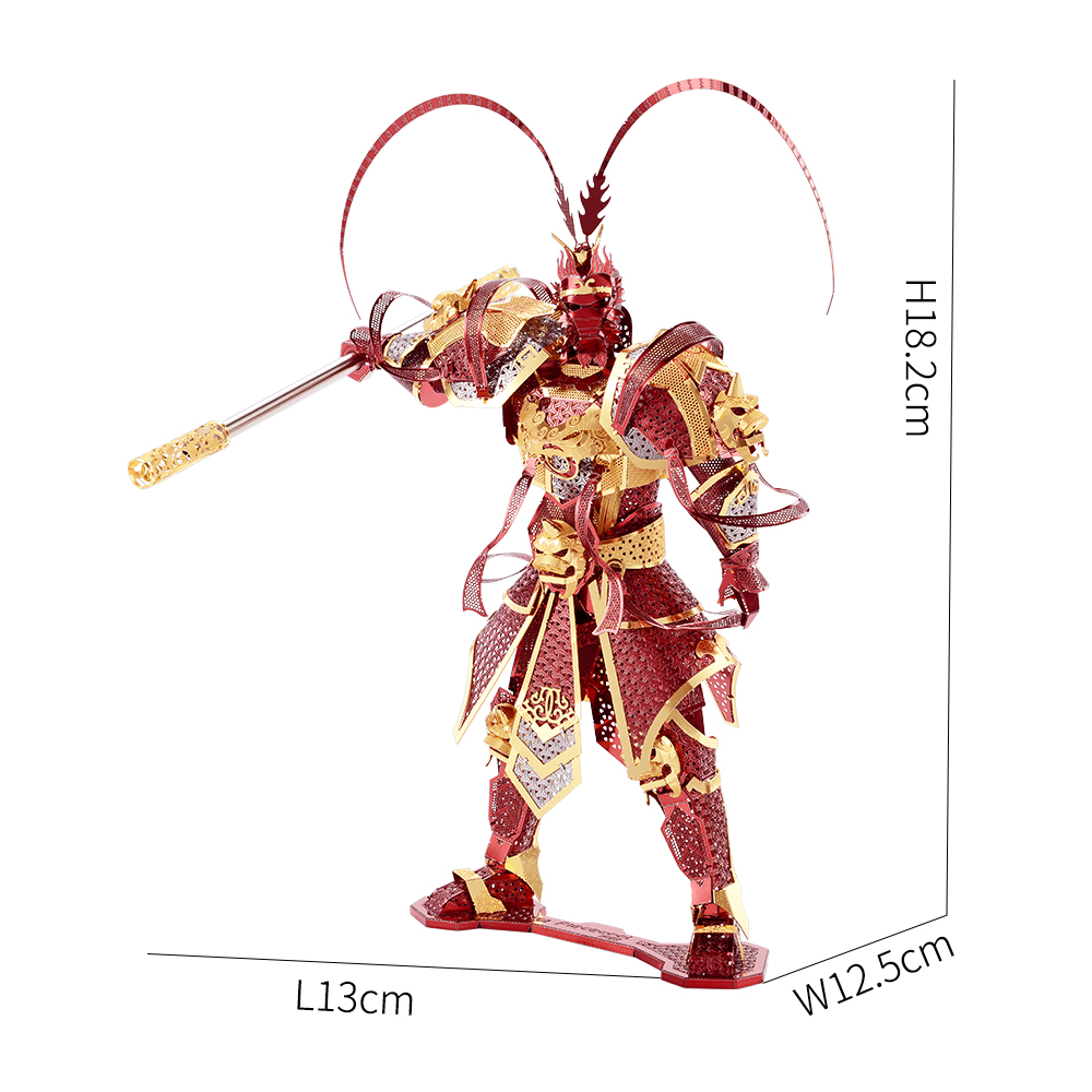 Металлические 3D-пазлы Piececo – обзор и цена Model Kit Wukong